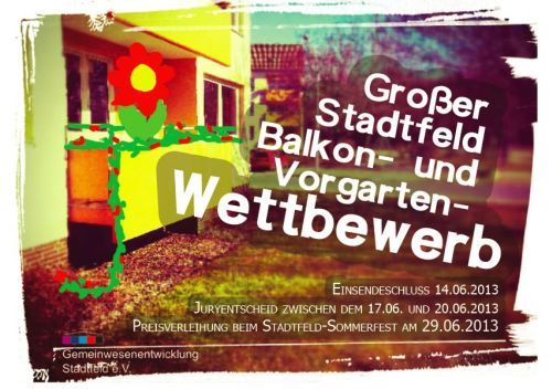 Balkon- und Vorgartenwettbewerb 2013