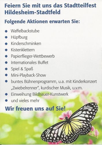 Sommerfest 2013 Programm