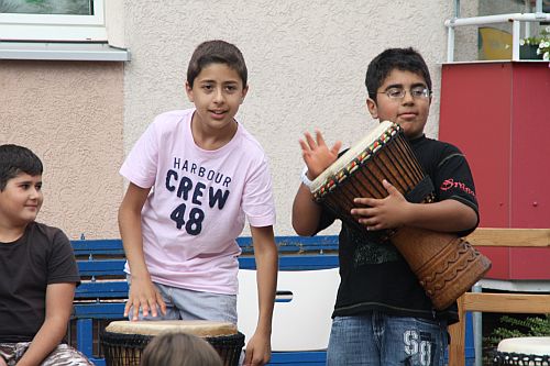 Sommerfest 2012 - Trommel Kids