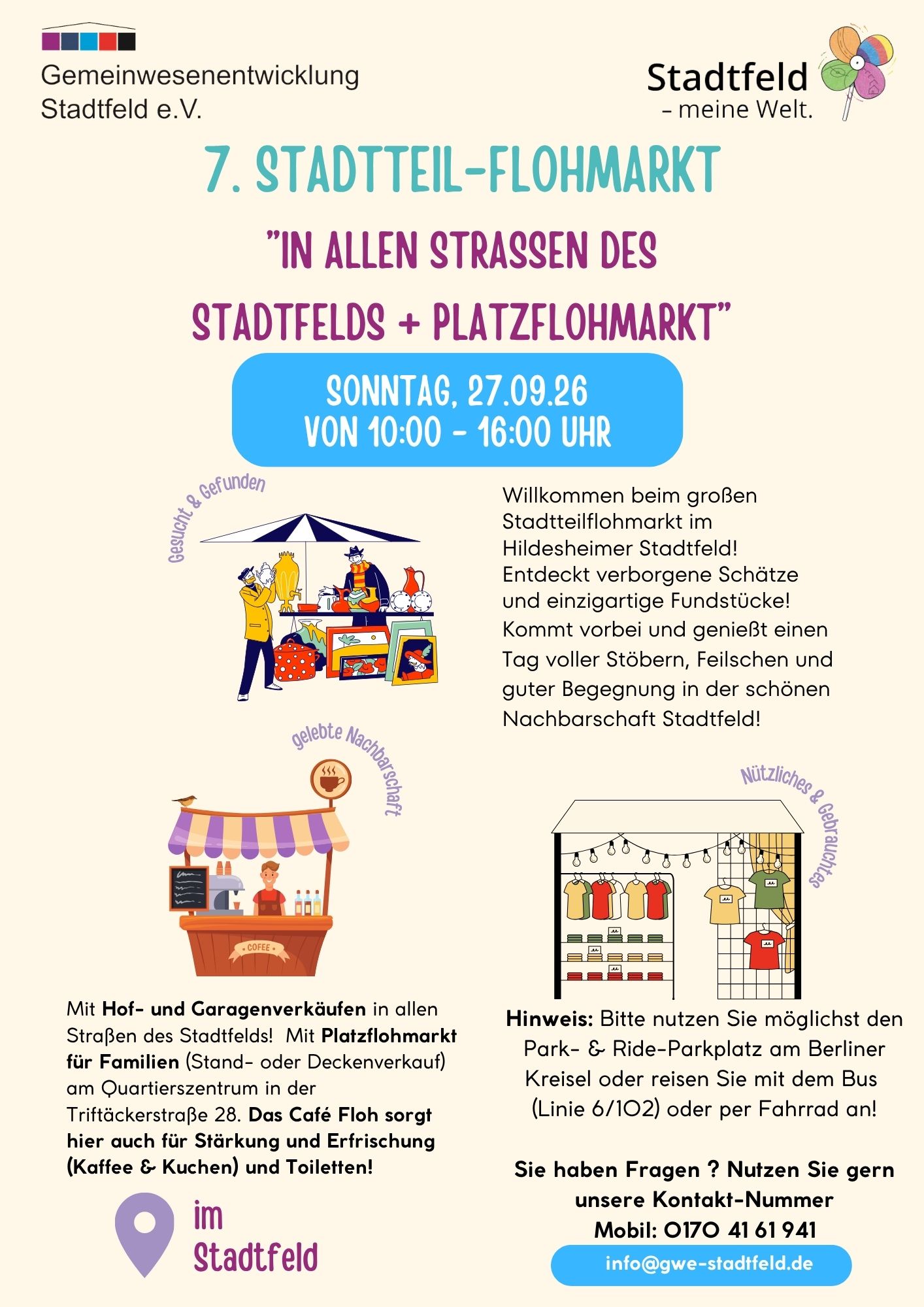 Flyer Stadtteilflohmarkt 26