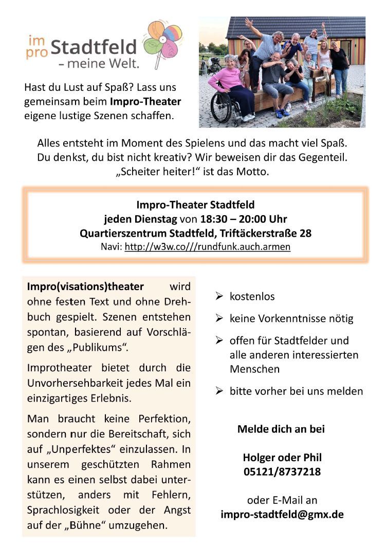 Flyer impro aktuell