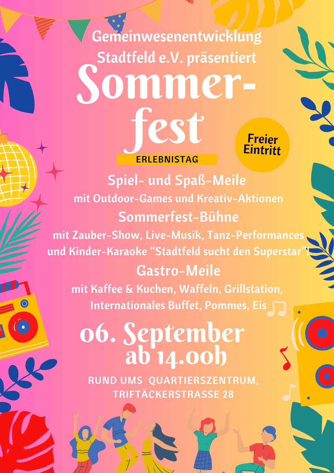 Sommerfest Stadtfeld 2025 cover